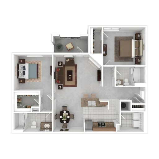 Cypress Apartments McKinney Floorplan 3