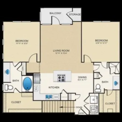 Cypress at Lewisville FLoorPlan 13