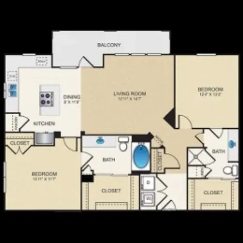 Cypress at Lewisville FLoorPlan 14