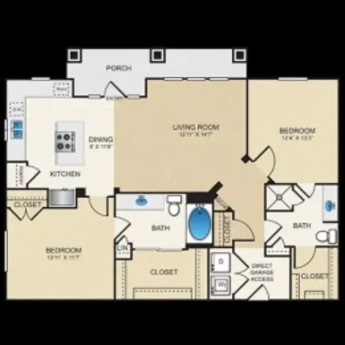 Cypress at Lewisville FLoorPlan 16