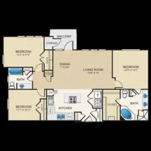 Cypress at Lewisville FLoorPlan 19