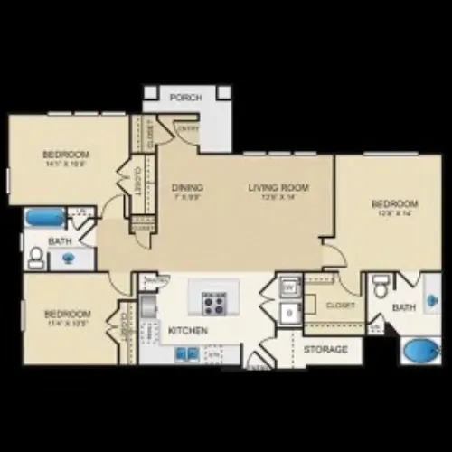 Cypress at Lewisville FLoorPlan 20
