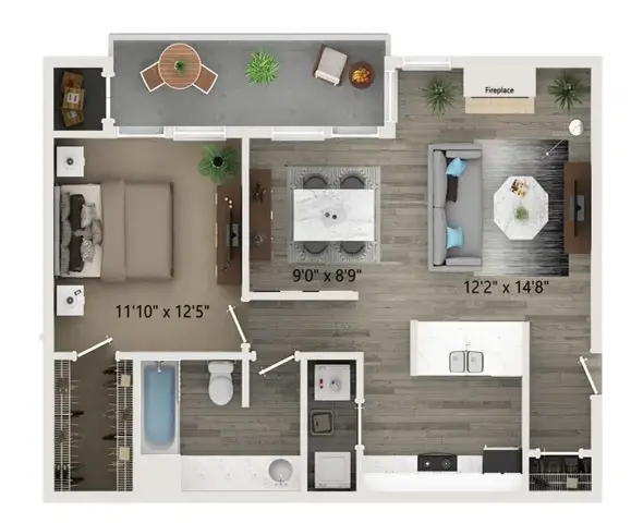 Devon on Northgate Irving Floorplan 3