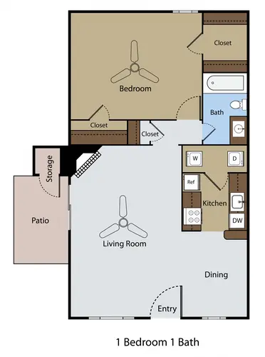 Dove Park Apartments Grapevine Floorplan 2