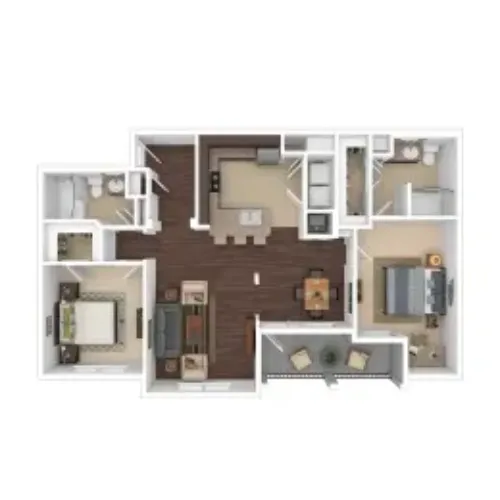 Eagle Crossing Dallas Floorplan 6