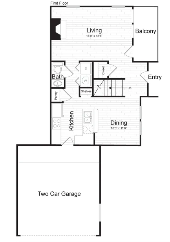 Eleven11 Lexington at Flower Mound Apartment Floor Plan 8