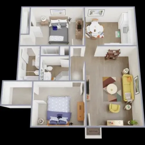 Emerald Point Irving FloorPlan 4