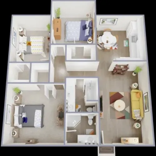 Emerald Point Irving FloorPlan 5