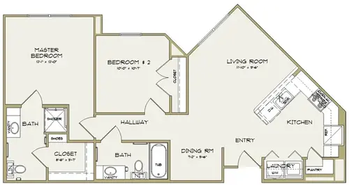 Evergreen at Richardson Floorplan 3