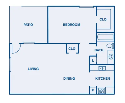 Finley Square Irving Floorplan 1