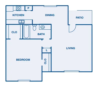 Finley Square Irving Floorplan 2