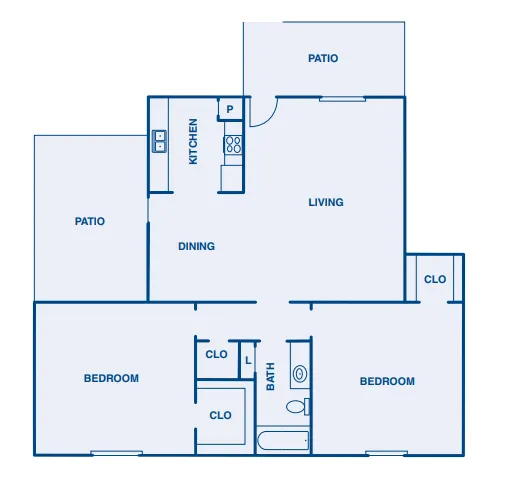 Finley Square Irving Floorplan 3