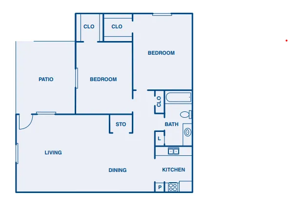 Finley Square Irving Floorplan 4