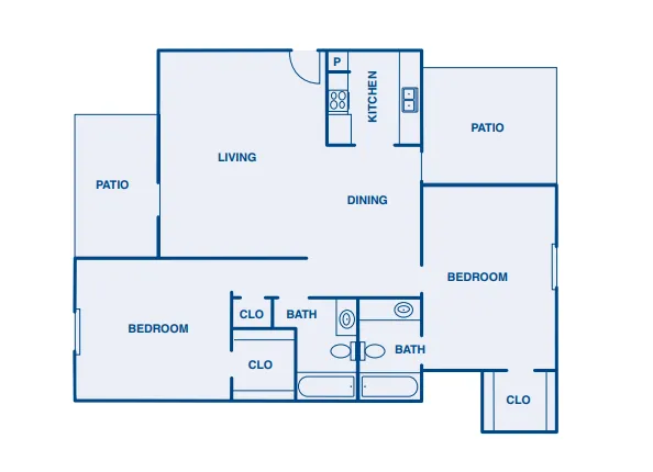 Finley Square Irving Floorplan 5