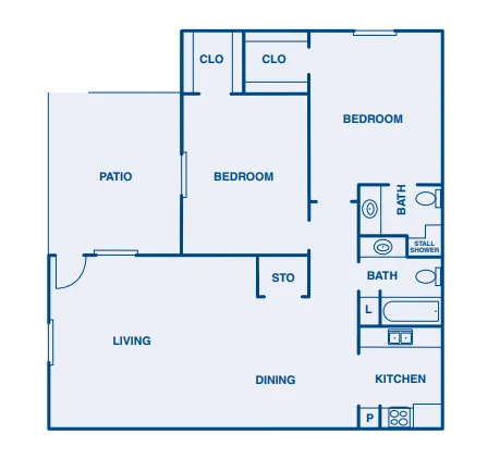 Finley Square Irving Floorplan 6