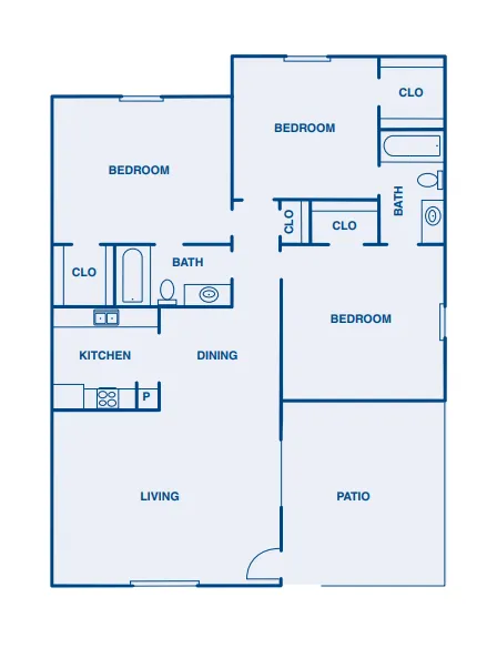 Finley Square Irving Floorplan 7