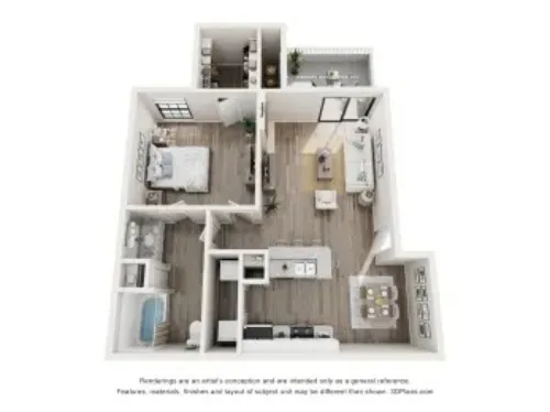 Foxborough Apartments Irving FloorPlan 2