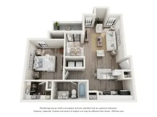 Foxborough Apartments Irving FloorPlan 4