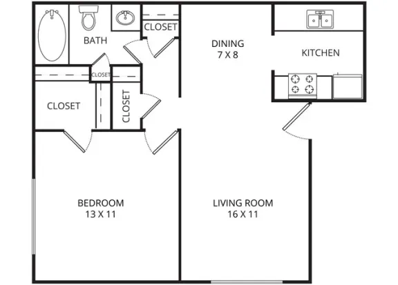 Garden Park Irving Floorplan 1