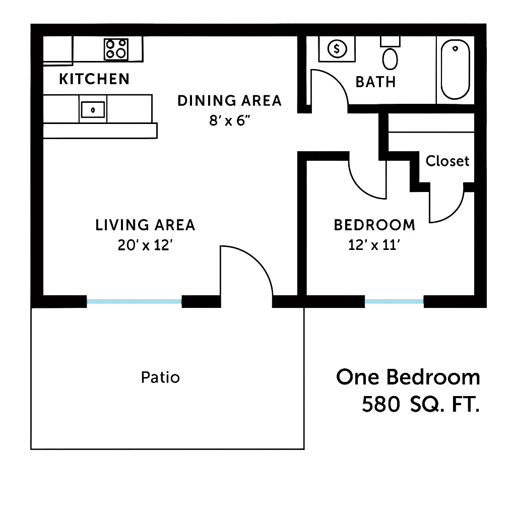 Greenhill Apartments Grand Prairie Floor Plan 2