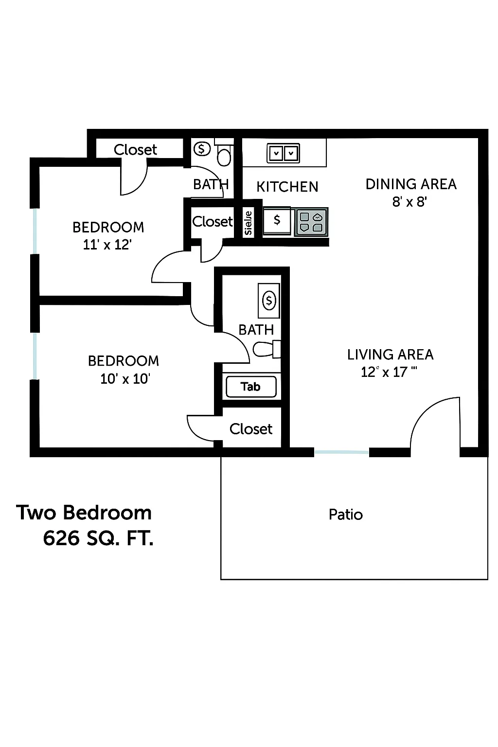 Greenhill Apartments Grand Prairie Floor Plan 3