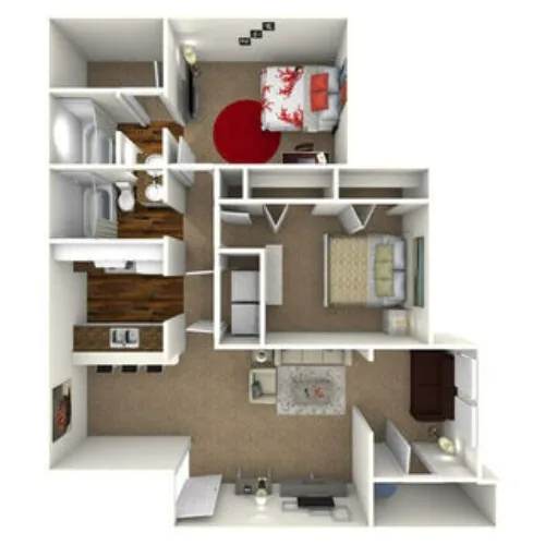 Hawke Apartment Homes Irving FloorPlan 12