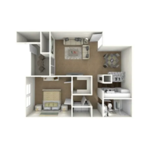 Hawke Apartment Homes Irving FloorPlan 4