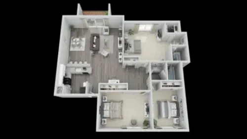 Hendrix Apartments Arlington Floorplan 5