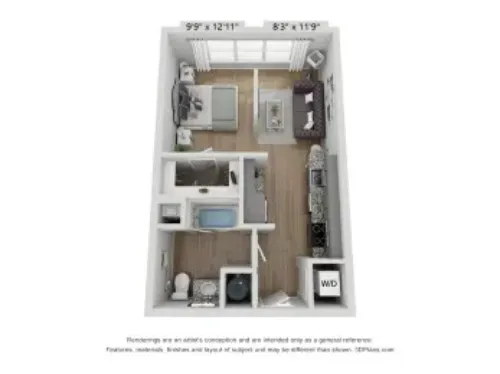 Heritage Towers Lewisville FloorPlan 2