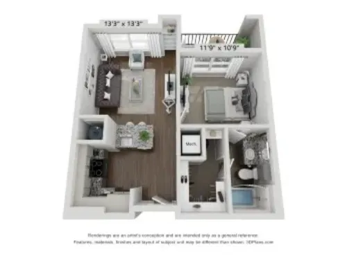 Heritage Towers Lewisville FloorPlan 3