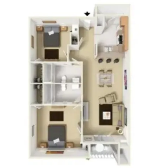 Highland Luxury Living Lewisville FloorPlan 3