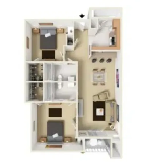 Highland Luxury Living Lewisville FloorPlan 4