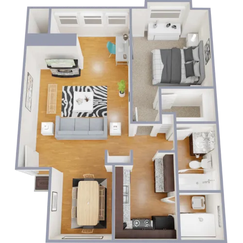 Irving Park Apartments Irving TX FloorPlan 2