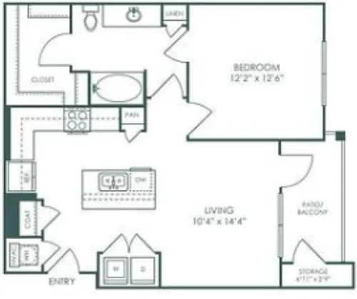 Jovia Grand Prairie FloorpLan 1