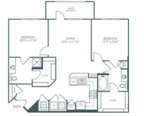 Jovia Grand Prairie FloorpLan 13