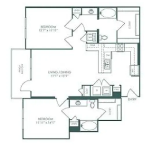 Jovia Grand Prairie FloorpLan 14