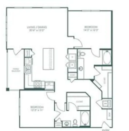 Jovia Grand Prairie FloorpLan 15