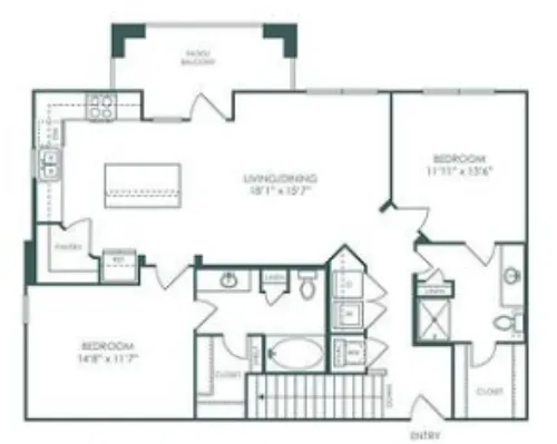 Jovia Grand Prairie FloorpLan 17