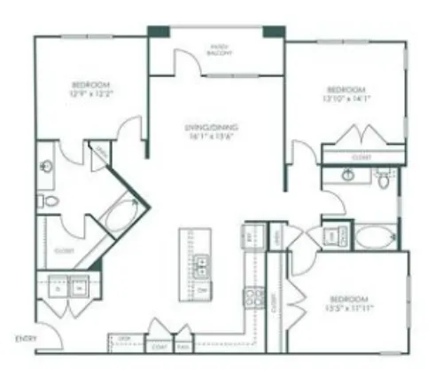 Jovia Grand Prairie FloorpLan 19