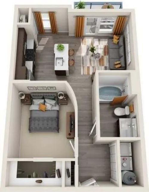 Junction at Galatyn Park Richardson floor plan 1