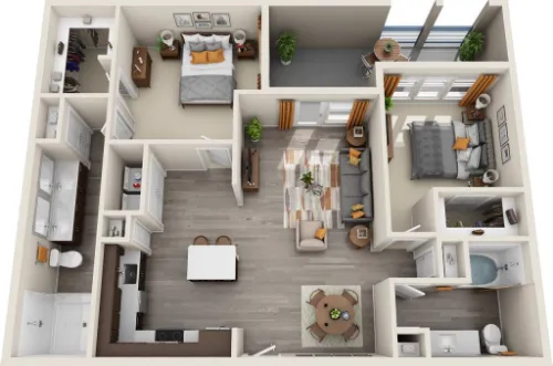 Junction at Galatyn Park Richardson floor plan 3