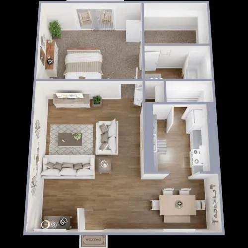 La Fortuna Apartments floor plan 3