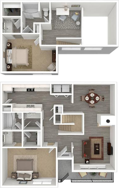La Mirada Richardson Apartment Floor Plan 4