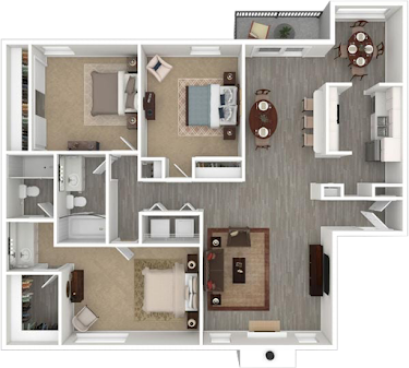 La Mirada Richardson Apartment Floor Plan 5
