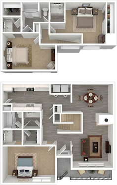 La Mirada Richardson Apartment Floor Plan 6