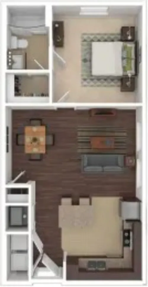 Lake Villas Apartments Granbury FloorPlan 2
