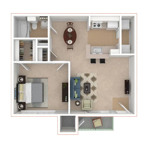 Lakes of Eldorado McKinney Floorplan 1