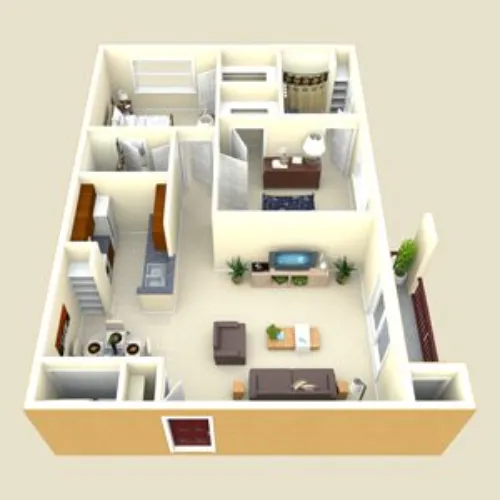 Lakeside Apartments Granbury floor plan 3