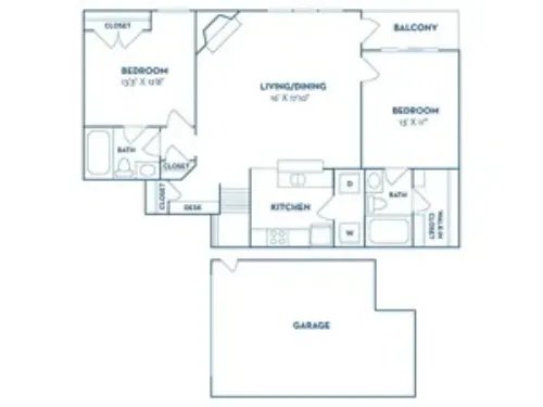 Lakeside at Coppell FloorPlan 4