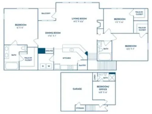 Lakeside at Coppell FloorPlan 7